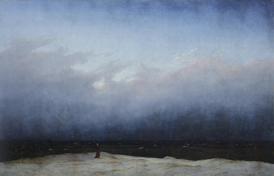 Munk vid havets kant - Caspar David Friedrich