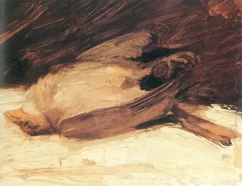 Den döda sparven - Franz Marc