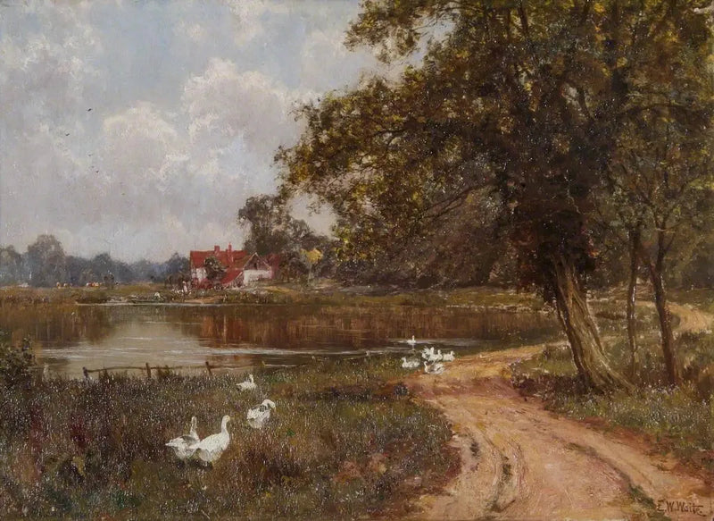 Mole i Brockham, Surrey - Edward Wilkins Waite