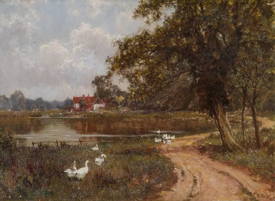 Mole i Brockham, Surrey - Edward Wilkins Waite