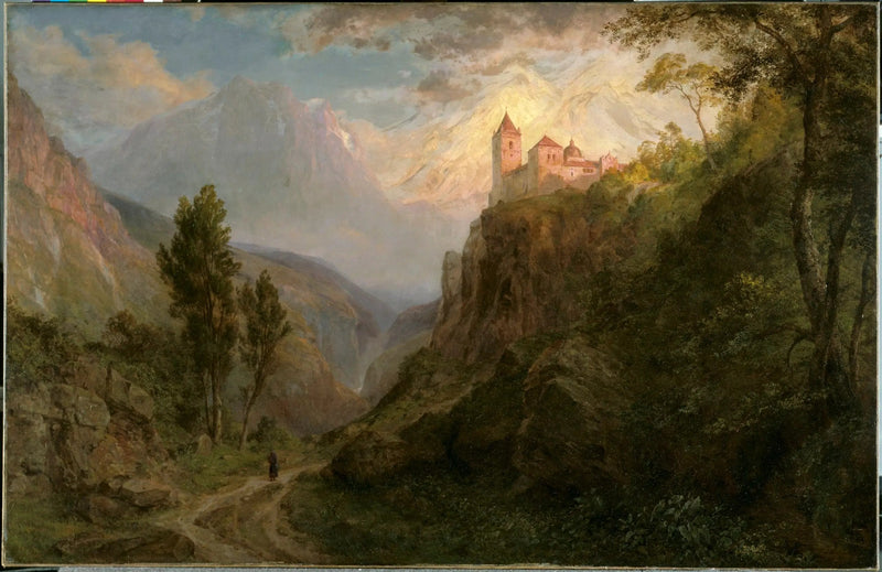 San Pedro-klostret (Vår Frälsares snö) - Frederic Edwin Church