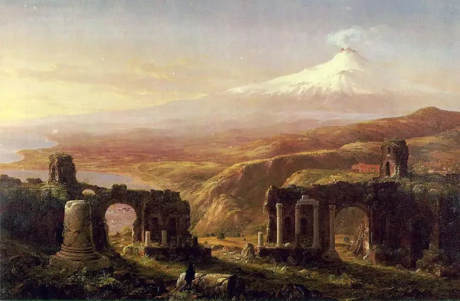 Etna från Taormina - Thomas Cole