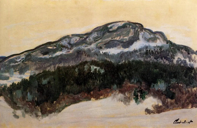 Berget Kolsaas i Norge - Claude Monet