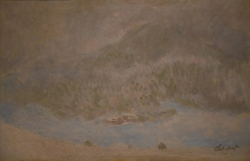 Berget Kolsaas, Norge (Snöstorm) - Claude Monet