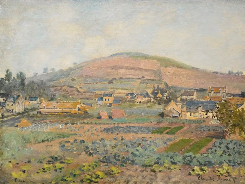 Mont Riboudet i Rouen på våren - Claude Monet
