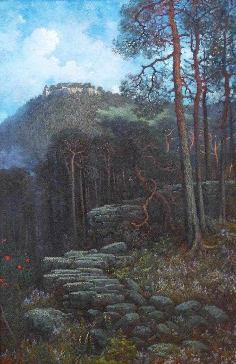 Mont Sainte-Odile med den hedniska muren - Gustave Doré
