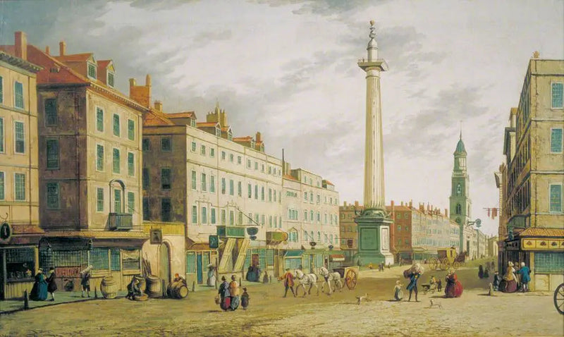 Gracechurch Street-monumentet, London - Canaletto