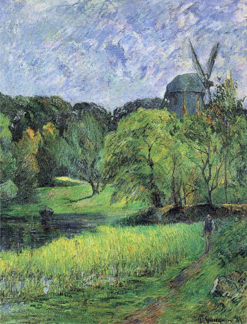 Möllan i Østervold-parken - Paul Gauguin
