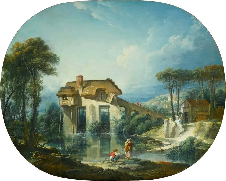Möllan i Quiquengrogne i Charenton - François Boucher