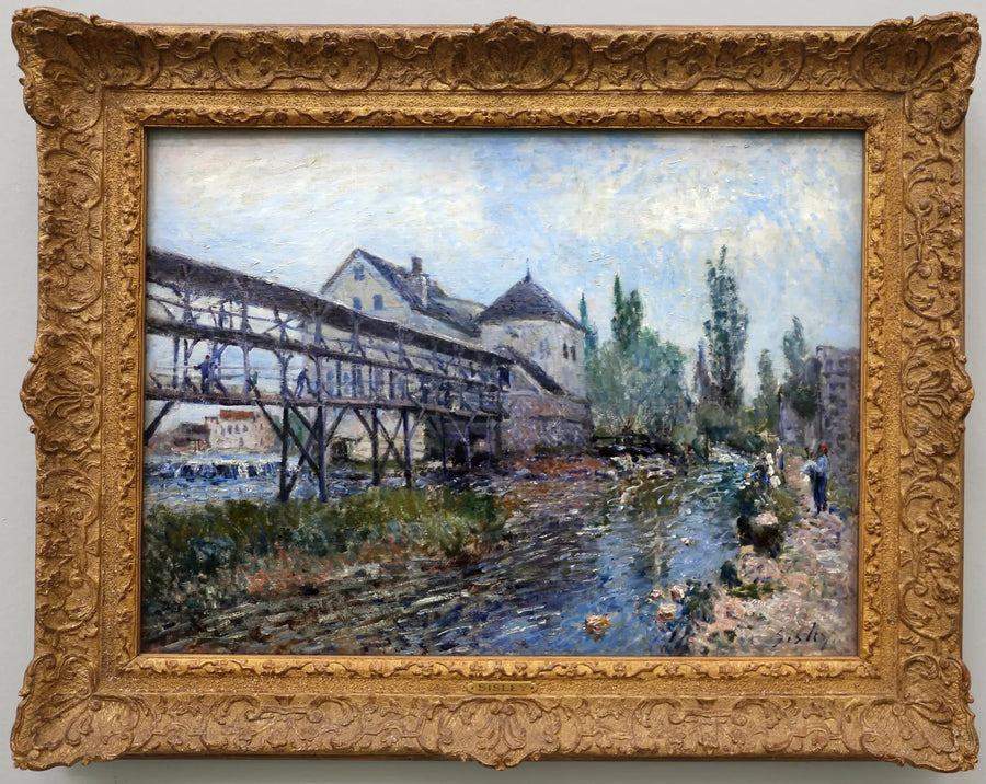 Provencherkvarnen i Moret - Alfred Sisley