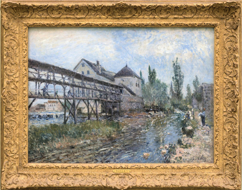 Provencherkvarnen i Moret - Alfred Sisley