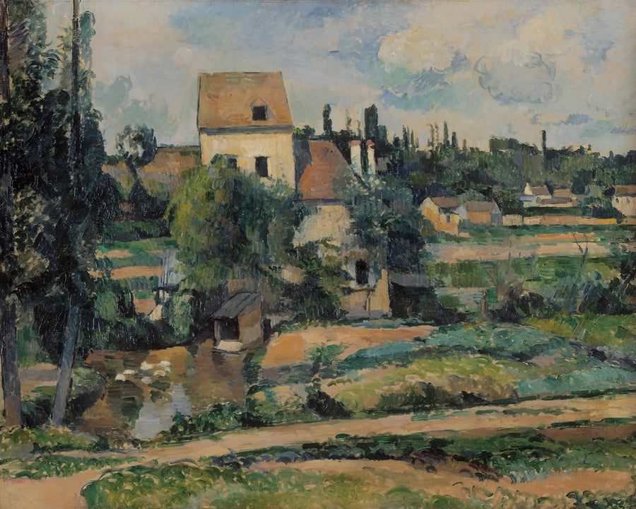Kvarnen vid Couleuvre i Pontoise - Paul Cézanne