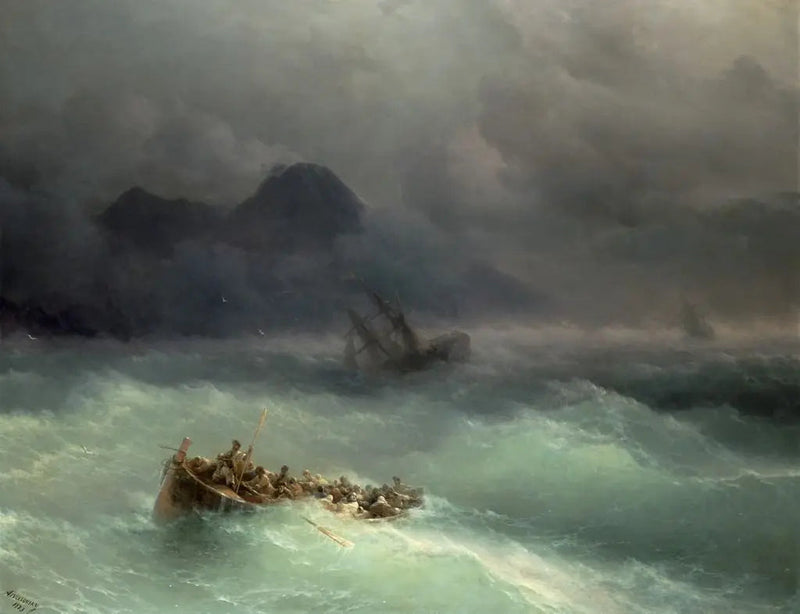 Fartyget som förliste - Ivan Aivazovskij