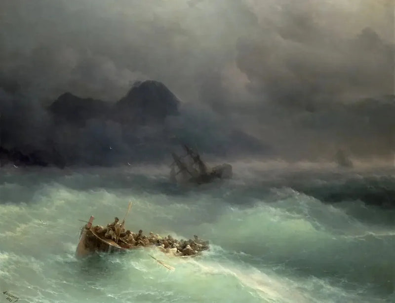 Fartyget som förliste - Ivan Aivazovskij