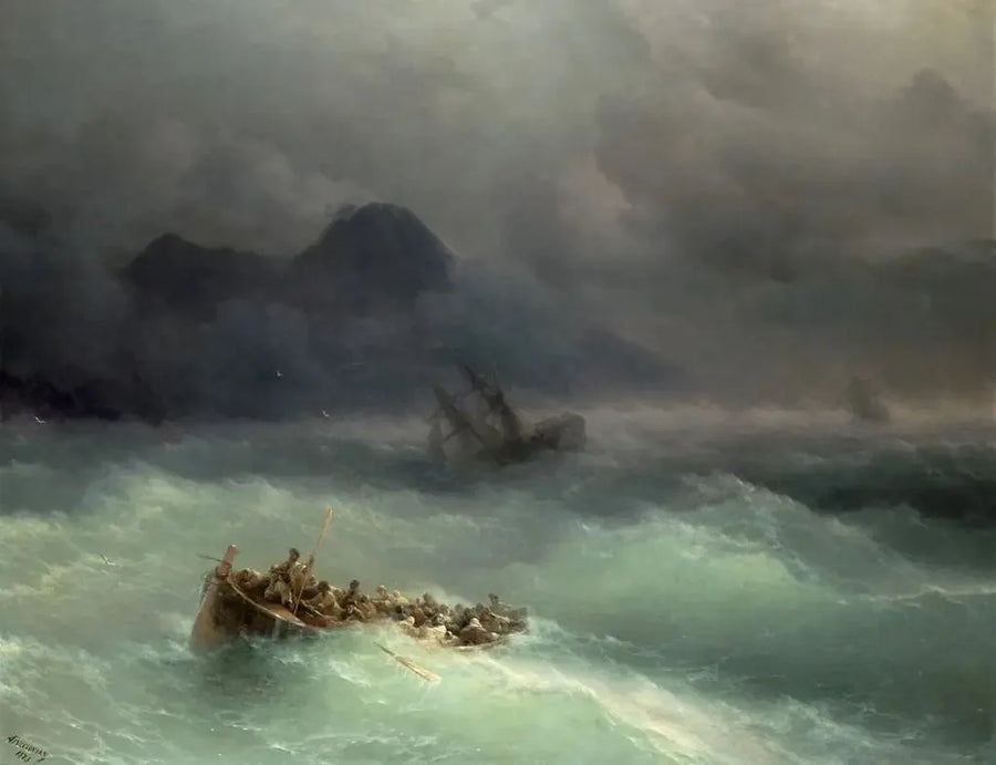 Fartyget som förliste - Ivan Aivazovskij