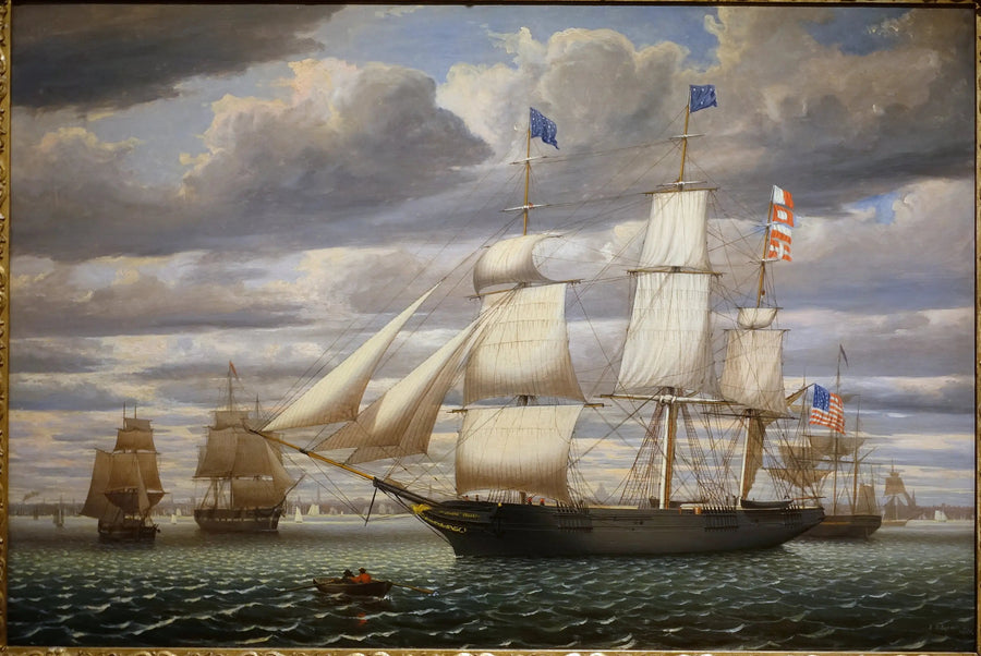 Fartyget Southern Cross i Bostonhamnen, 1851 - Fitz Henry Lane