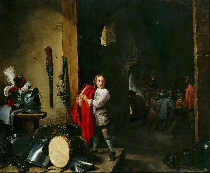 Sidan i vaktstugan - David Teniers den yngre