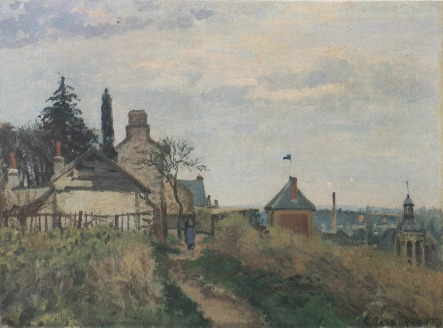 Justitiepalatset, Pontoise - Camille Pissarro