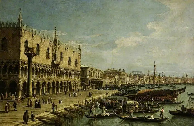 Dogenes palats, Venedig - Canaletto