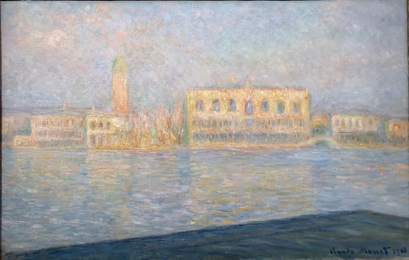 Hertigpalatset sedd från San Giorgio Maggiore - Claude Monet