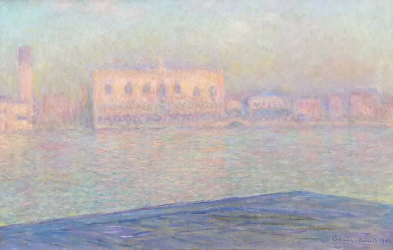 Hertigpalatset sedd från San Giorgio Maggiore - Claude Monet