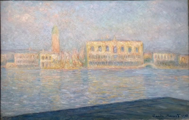Hertigpalatset sedd från San Giorgio Maggiore - Claude Monet