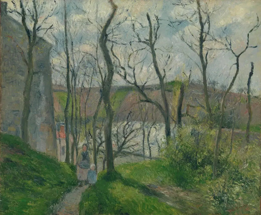 Det kungliga palatset, L'Hermitage, Pontoise - Camille Pissarro