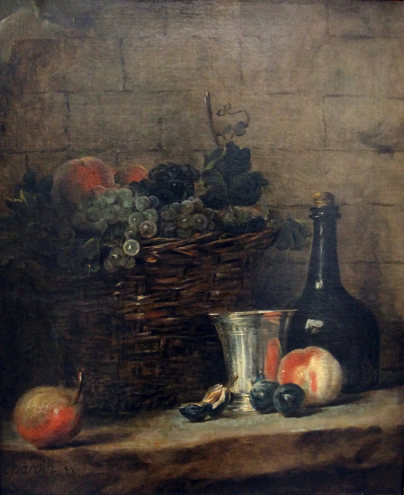 Vindruvsasket - Jean Siméon Chardin