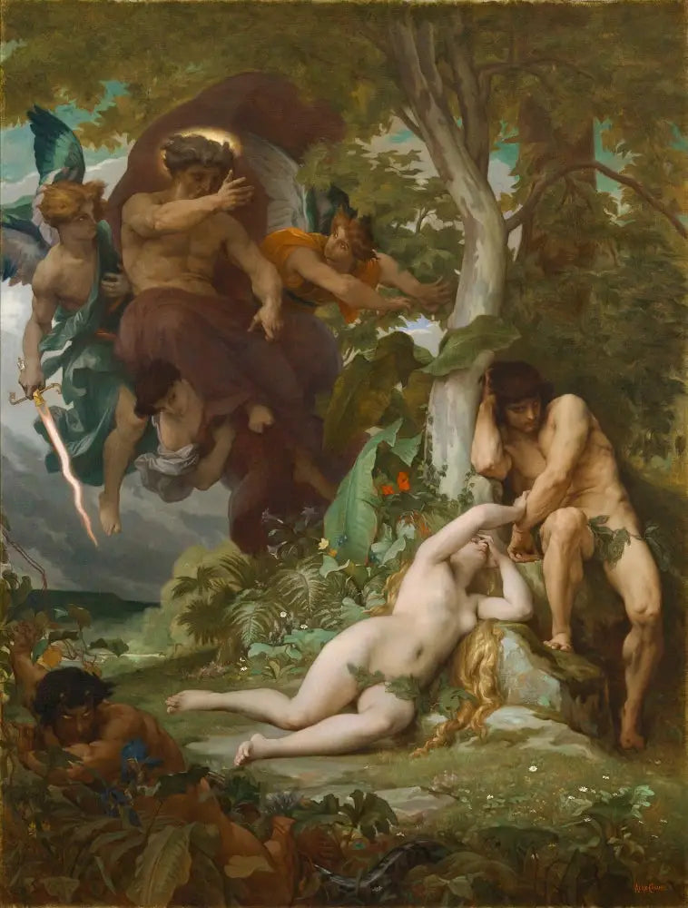 Den förlorade paradisen - Alexandre Cabanel