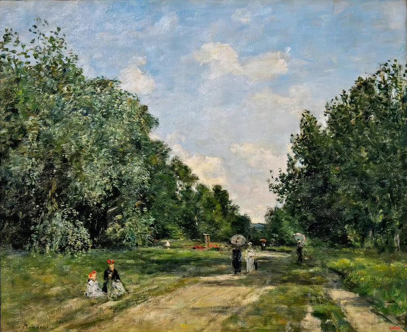 Park Cordier i Trouville - Eugène Boudin