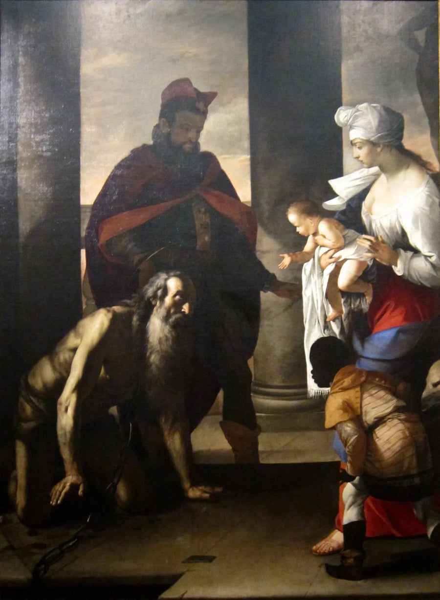 Saint Johannes Chrysostomos förlåtelse - Mattia Preti