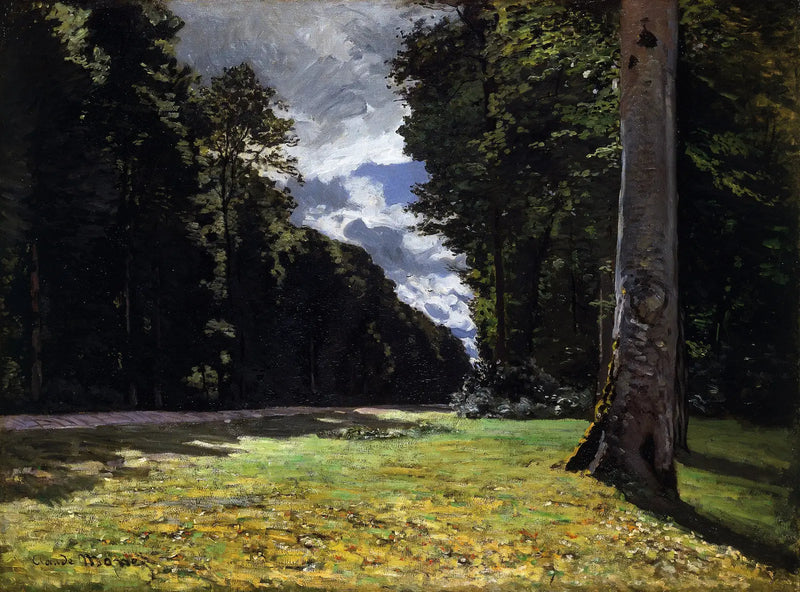 Pavé de Chailly i Fontainebleaus skog - Claude Monet