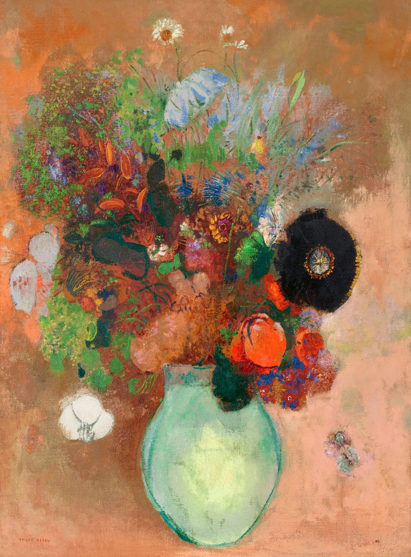 Den svarta vallmon - Odilon Redon
