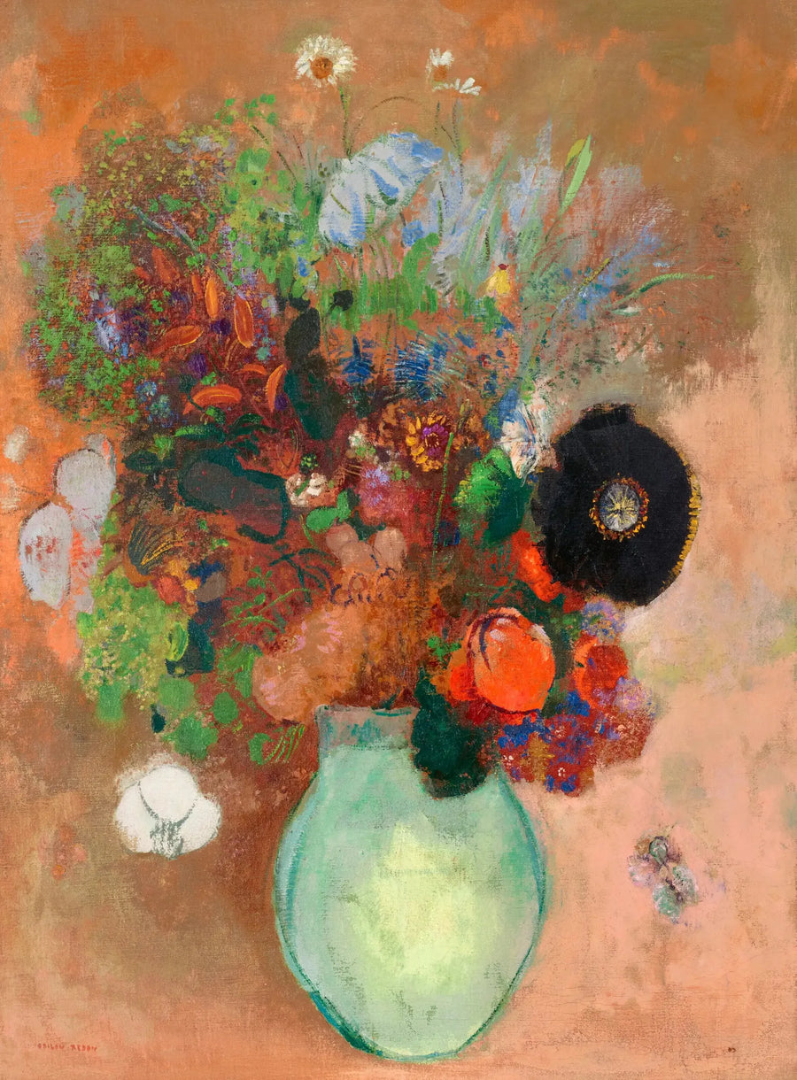 Den svarta vallmon - Odilon Redon