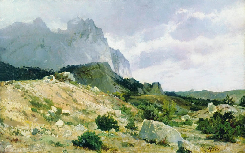 Den klippiga landskapet - Ivan Chichkine