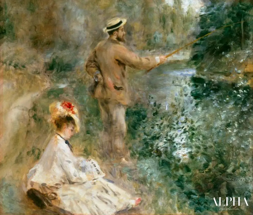 Le Pêcheur - Pierre-Auguste Renoir - Reproductions de tableaux et peintures haut de gamme