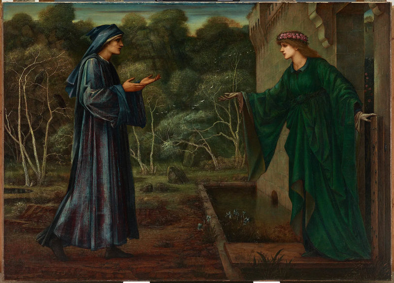 Pilgrimen vid sysslolöshetens port - Edward Burne-Jones