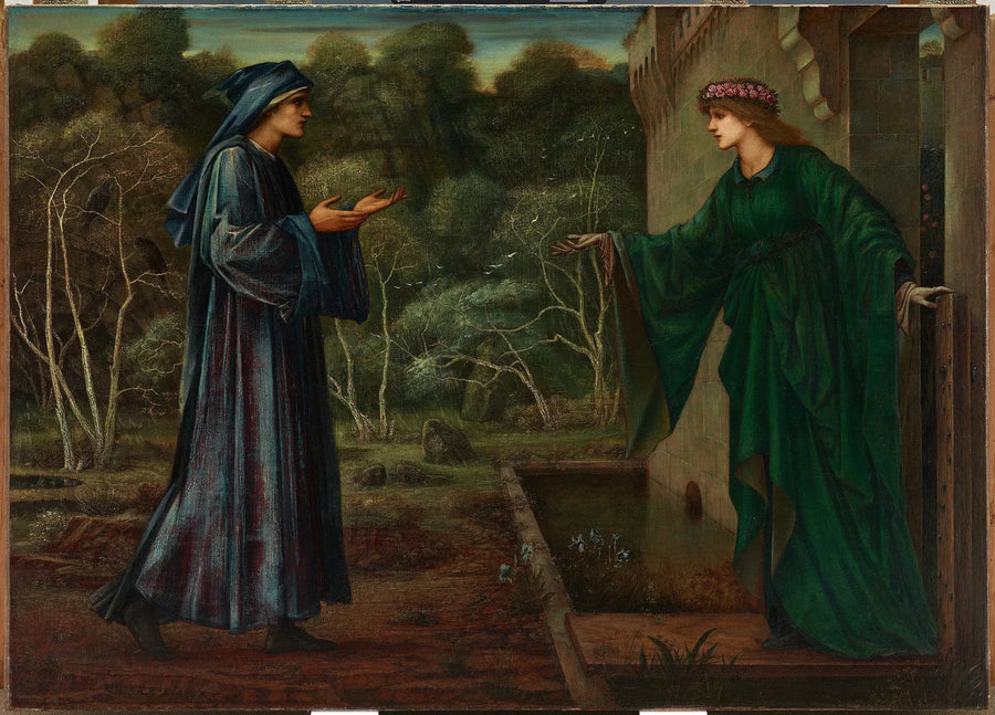 Pilgrimen vid sysslolöshetens port - Edward Burne-Jones
