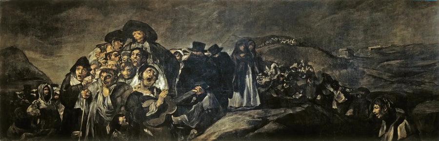 Pilgrimsfärden till eremiten San Isidro - Francisco de Goya