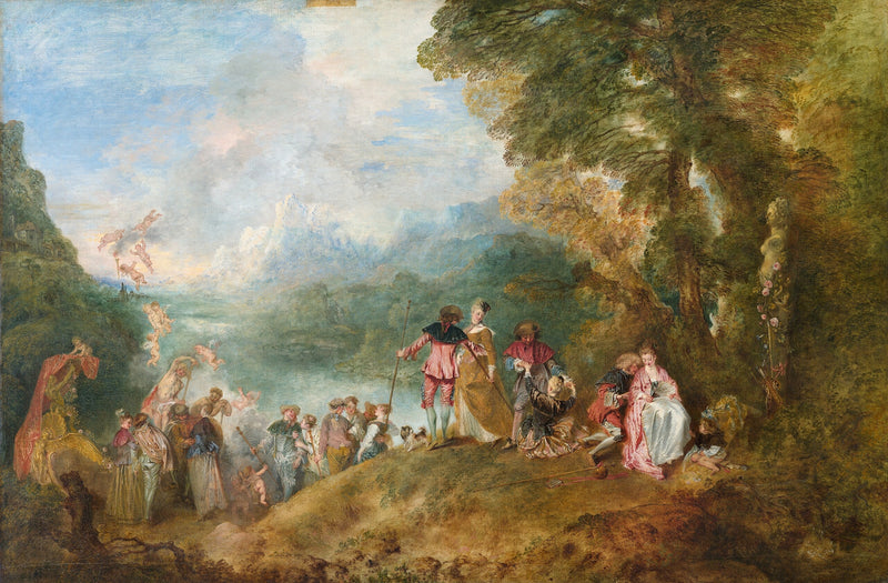 Pilgrimsfärd till Cythera - Antoine Watteau