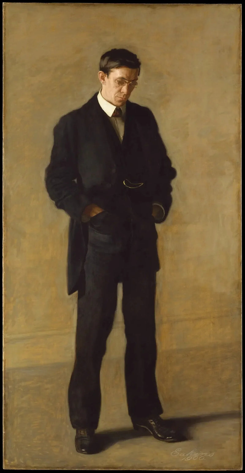 Tänkarens: porträtt av Louis N. Kenton - Thomas Eakins