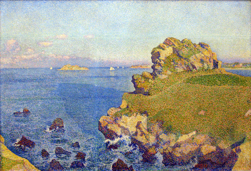 Per-Kiridy vid högvatten, 1889 - Théodore van Rysselberghe