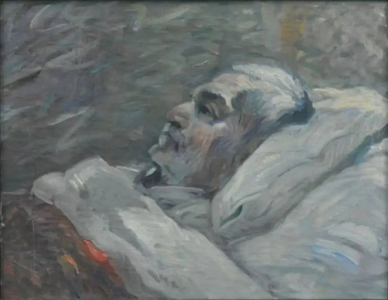 Fadern på sjukbädden I - Franz Marc