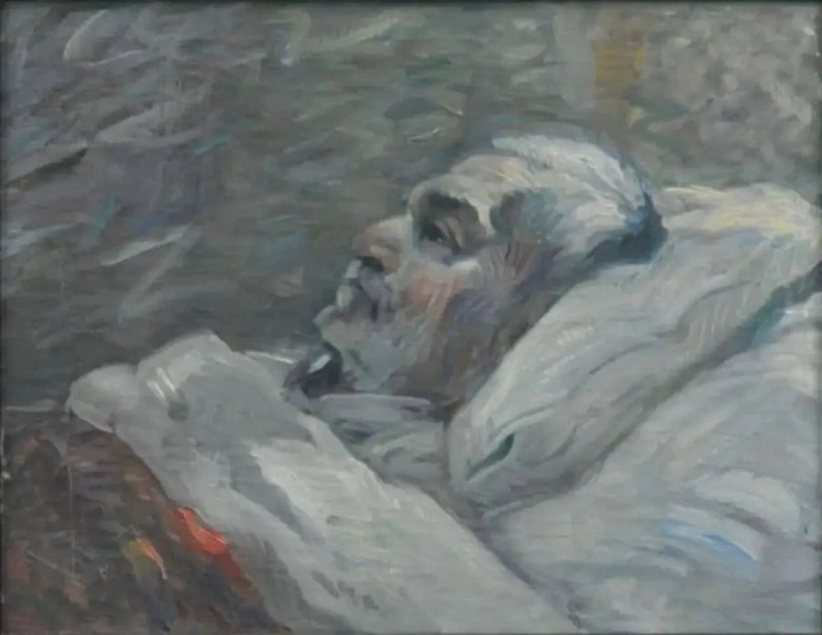 Fadern på sjukbädden I - Franz Marc