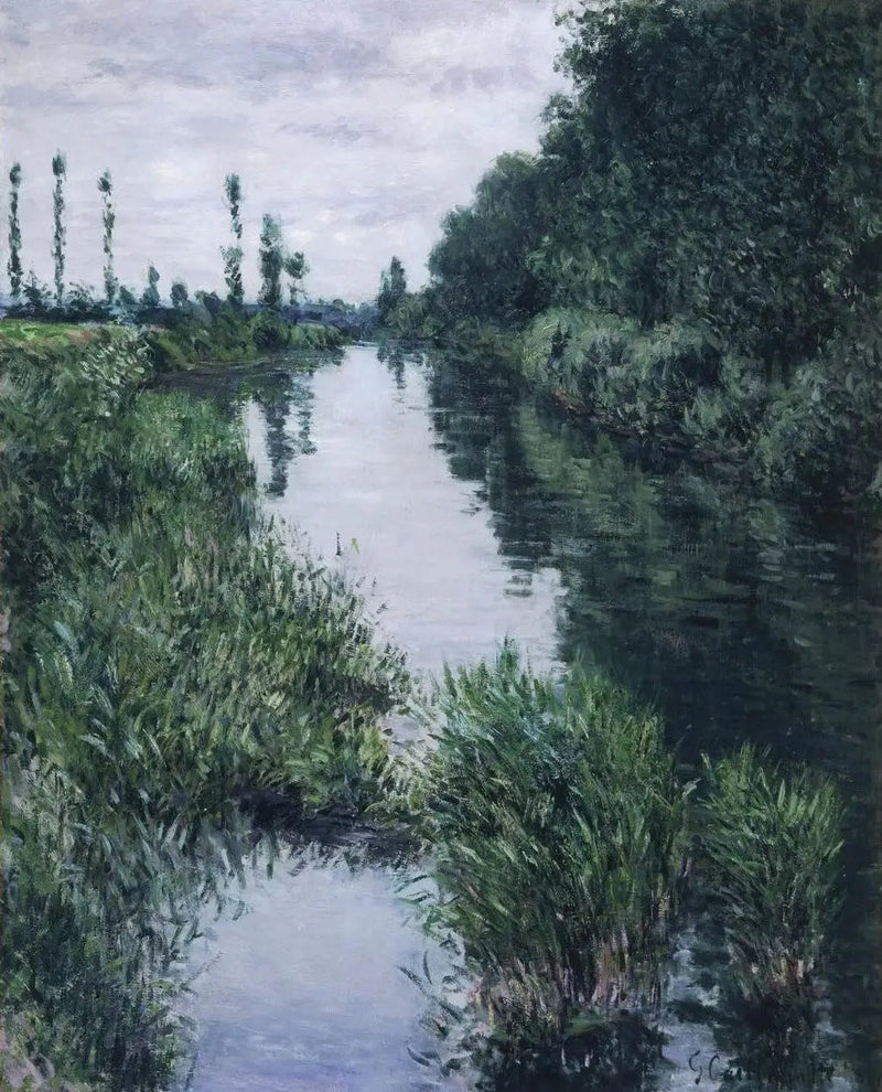 Den lilla armen av Seine i Argenteuil - Gustave Caillebotte