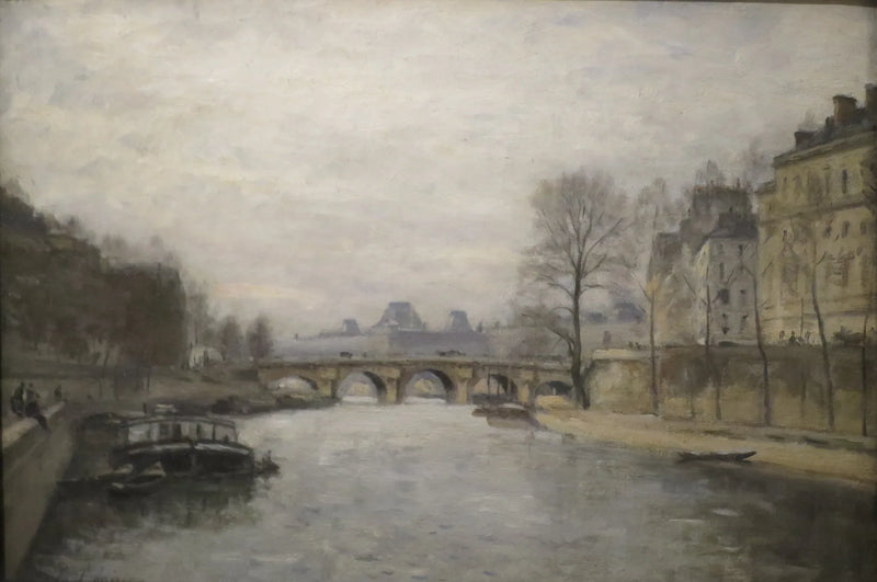 Den lilla stranden vid Seine vid Pont Neuf - Stanislas Lépiné