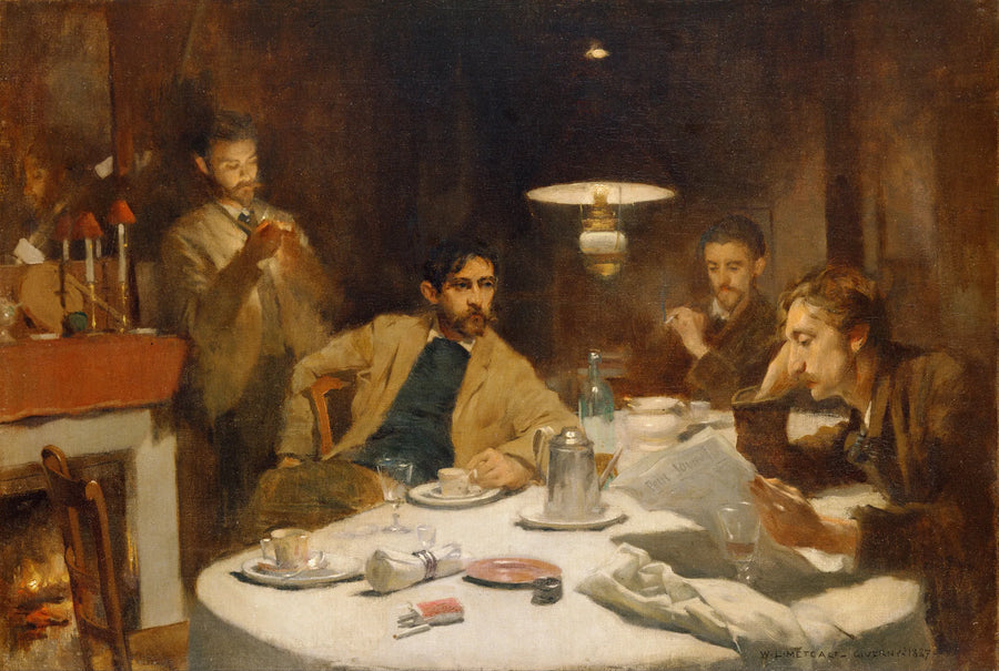 Frukost för tio cent - Willard Metcalf