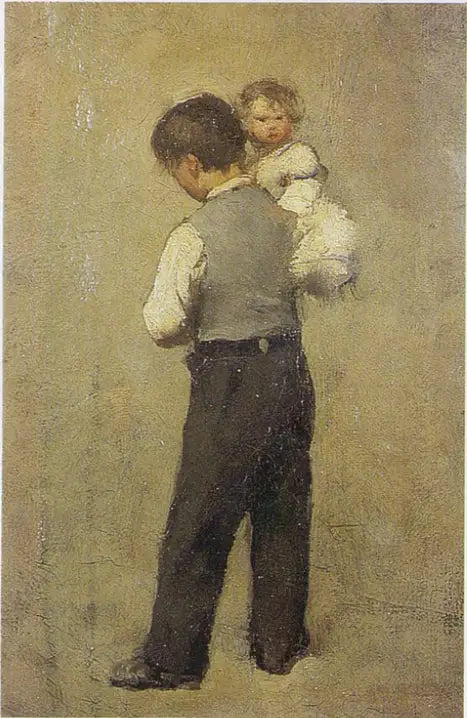 Lilla brodern - Jean Béraud