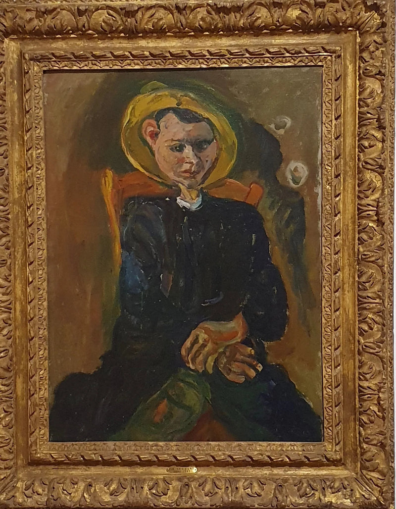Den lilla pojken med gul hatt - Chaim Soutine