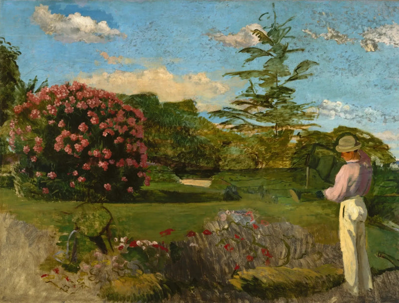 Den lilla trädgårdsmästaren - Frédéric Bazille